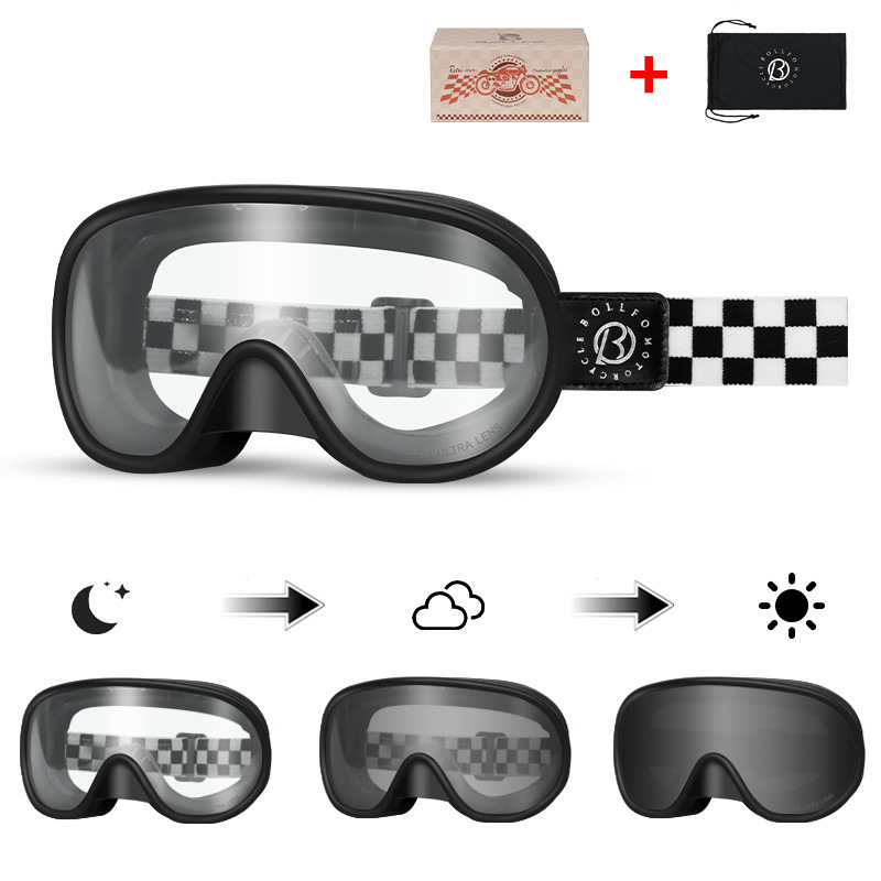 Motorcycle Gear Vintage - Motorcycle Goggles Photochromic Lenses Vintage Motorcycle