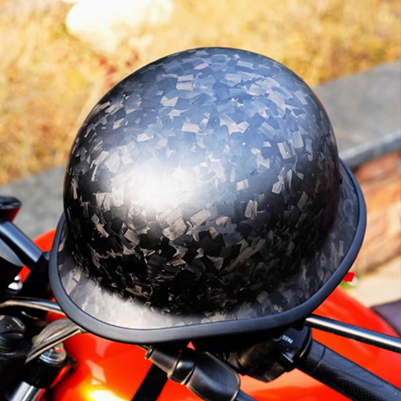 Motorcycle Gear Vintage - New German Helmet Vintage Forging Matt