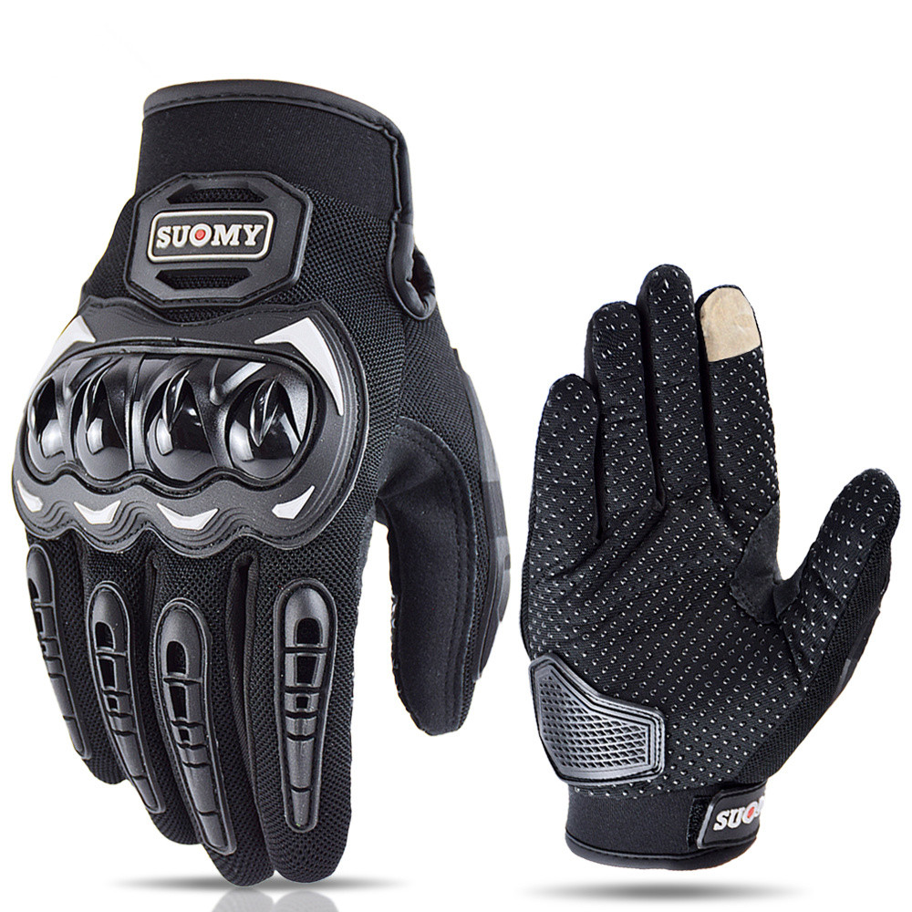 Motorcycle Gear Yellow - Suomy Motorcycle Gloves Moto Touch Screen