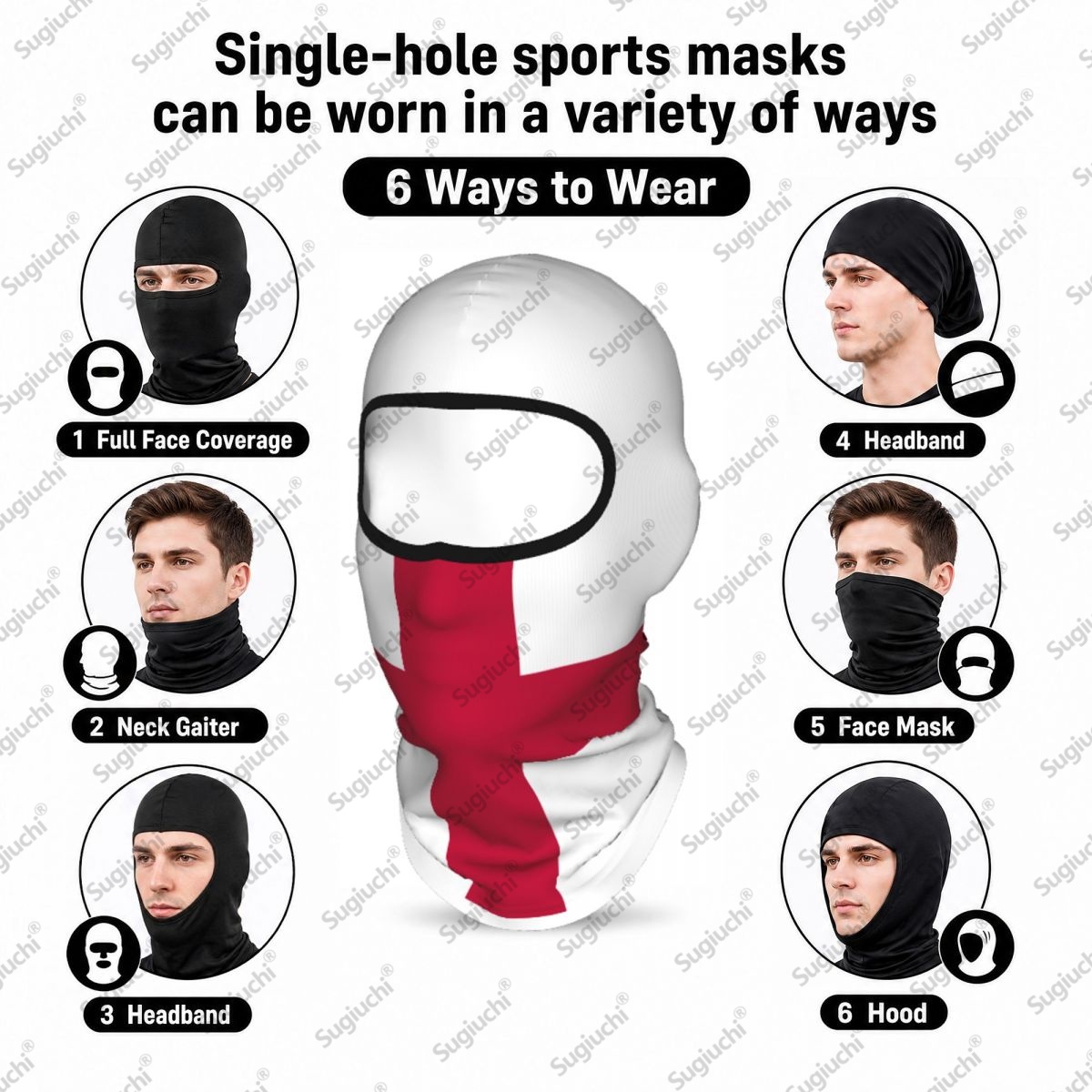 ENGLAND Cycling Balaclava Full – обзор и цена Helmet Full Face