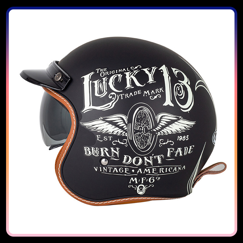 Four Seasons Open Face Motorcy – обзор и цена Motorcycle Gear Vintage