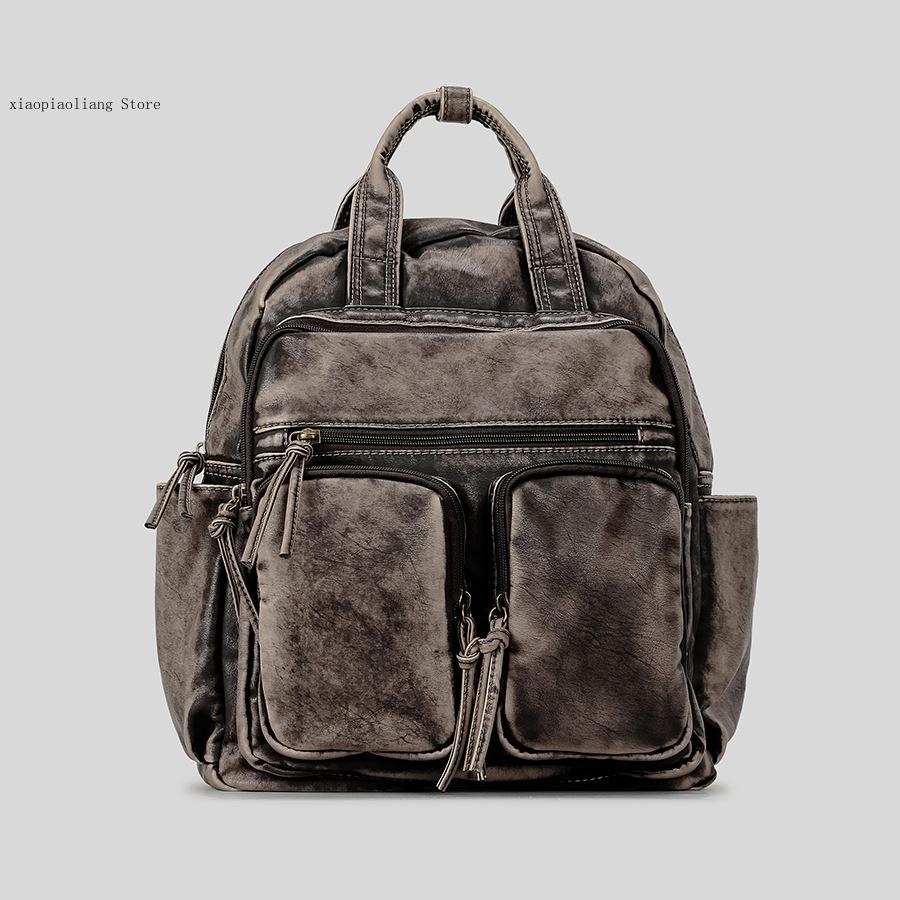 Luxury Soft Washed Pu Leather  – обзор и цена Motorcycle Gear Vintage