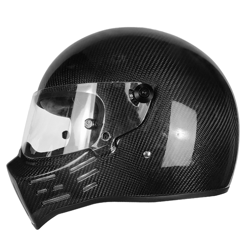 Lightweight retro Carbon fiber – обзор и цена Helmet Full Face
