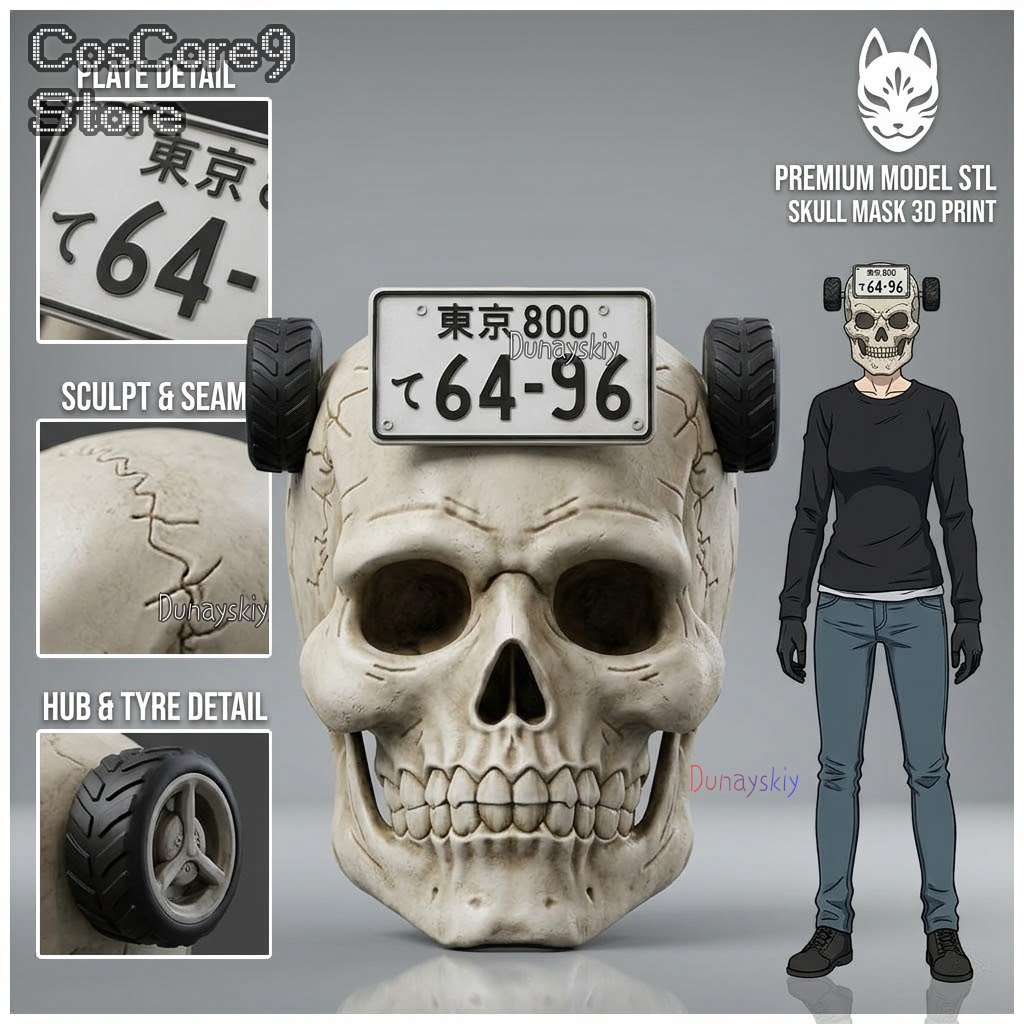 Dorohedoro Ebisu Skull Mask Co – обзор и цена Helmet Full Face