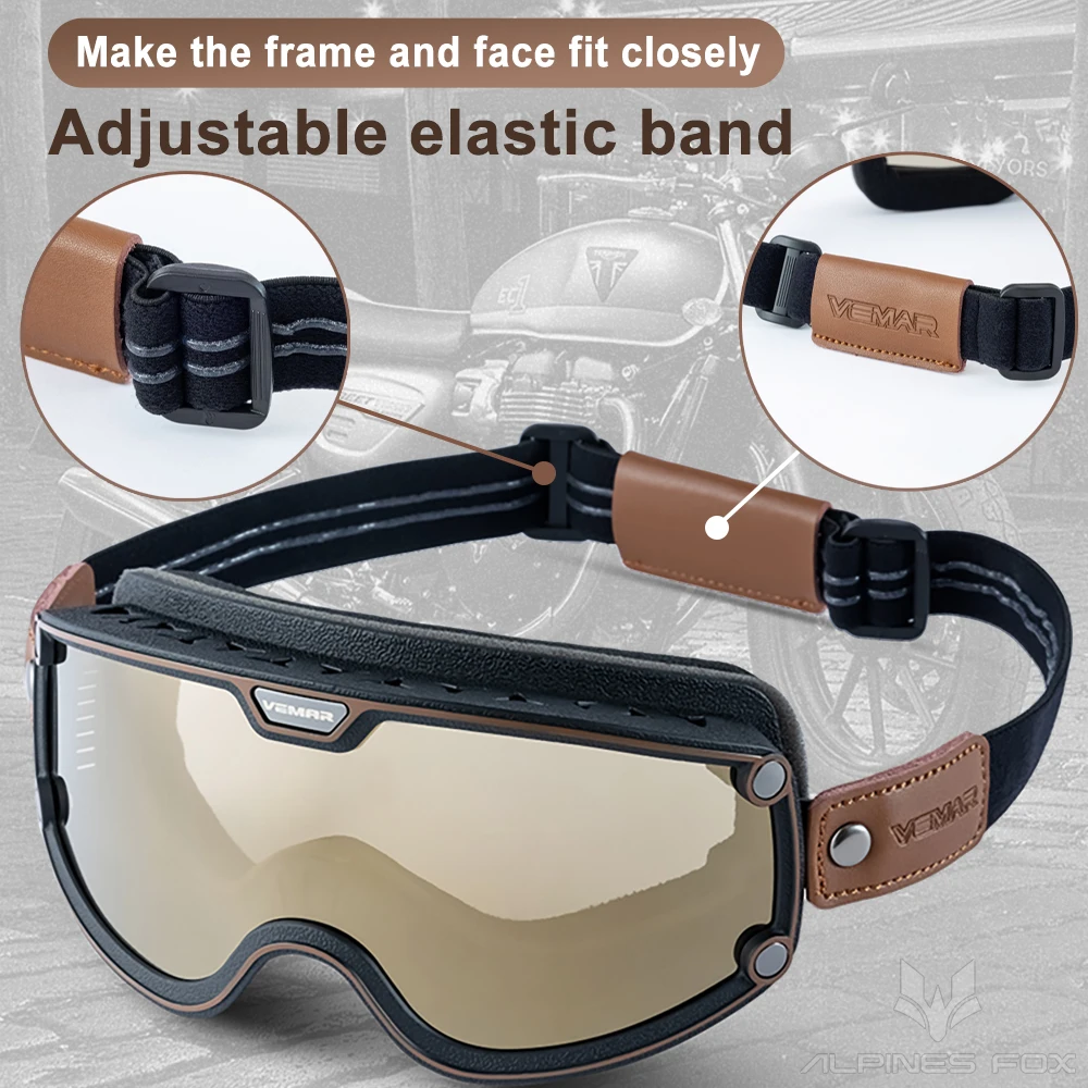 Retro Motorcycle Goggles Windp – обзор и цена Motorcycle Gear Vintage