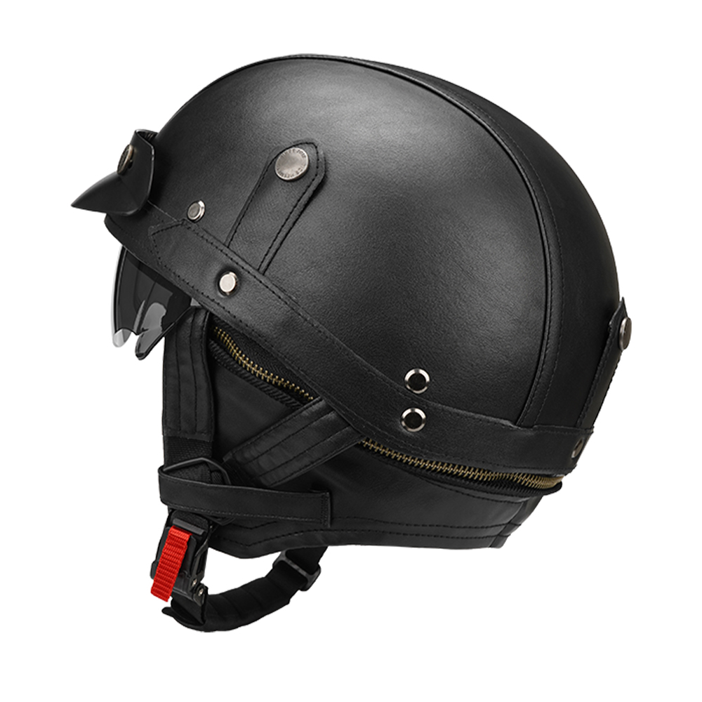 Black Motorcycle Half Helmet G – обзор и цена Motorcycle Gear Vintage